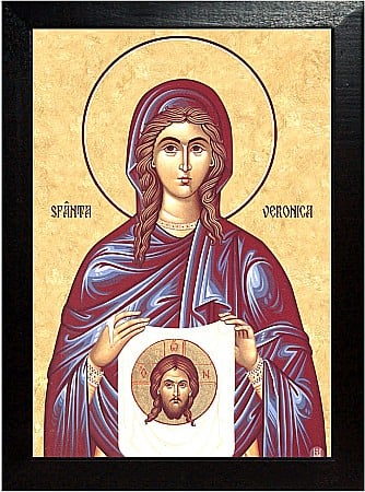 Icoane Iulie - Sfanta Veronica femeia care a sters fața Mântuitorului