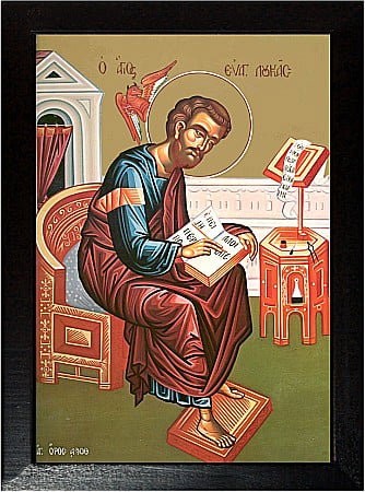 Sfinti Octombrie - Sfantul Apostol si Evanghelist Luca, model Athos