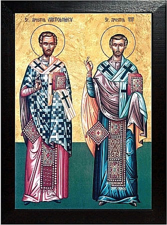 Icoane August - Sfantul Apostol Vartolomeu, Sfantul Apostol Tit