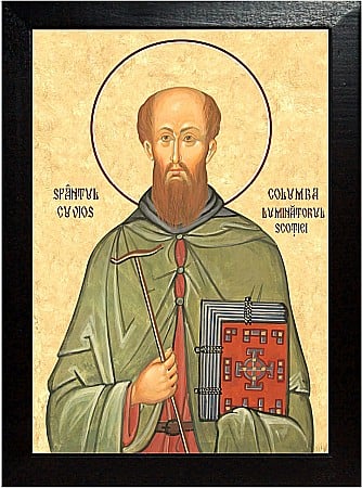 Icoane Iunie - Sfantul Columba Luminatorul Scotiei