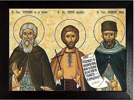 Icoane Octombrie - Sfantul Cuv Sofronie, Sfantul Mucenic Oprea, Sfantul Visarion