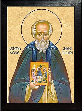 Icoane Iulie - Sfantul Cuvios Andrei Rubliov, iconograful