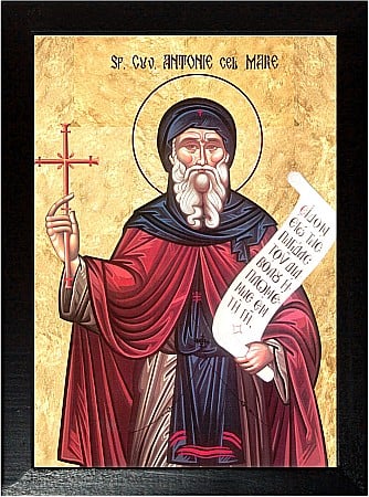 Icoane Ianuarie - Sfantul Cuvios Antonie cel Mare