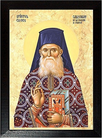 Icoane Mai - Sfântul Cuvios Calistrat de la Timișeni și Vasiova
