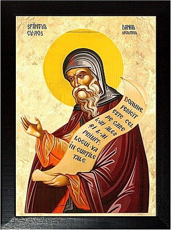 Icoane Decembrie - Sfântul Cuvios Daniil Sihastrul de la Voroneţ