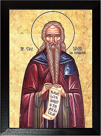 Icoane Iunie - Sfantul Cuvios David din Tesalonic