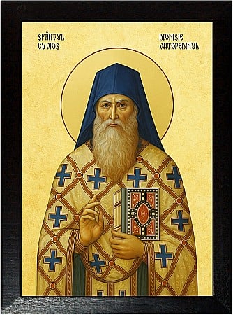 Icoane Mai - Sfântul Cuvios Dionisie Vatopedinul de la Colciu