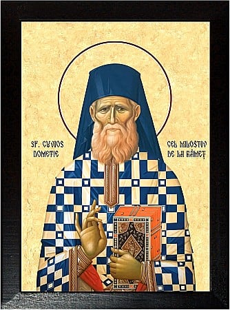 Icoane Sfinti - Sfântul Cuvios Dometie cel Milostiv de la Râmeț