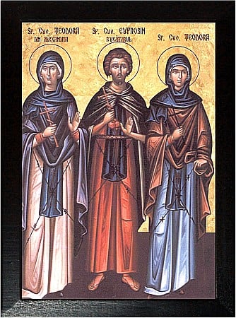 Sfantul Cuvios Eufrosin Bucatarul, Sfanta Teodora din Alexandria, Sfanta Teodora [5]