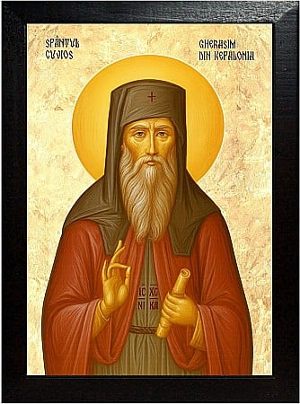 Icoane Octombrie - Sfântul Cuvios Gherasim din Kefalonia