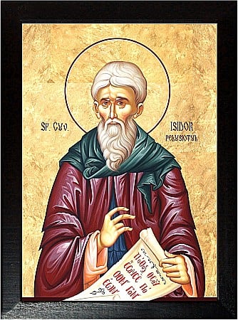 Icoane Februarie - Sfântul Cuvios Isidor Pelusiotul