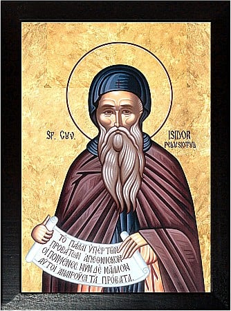 Icoane Februarie - Sfântul Cuvios Isidor Pelusiotul
