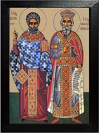 Sfinti August - Sfantul Cuvios Moise Arapul, Sfantul si Dreptul Iezechia model Athos