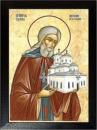 Icoane Decembrie - Sfântul Cuvios Nicodim de la Tismana
