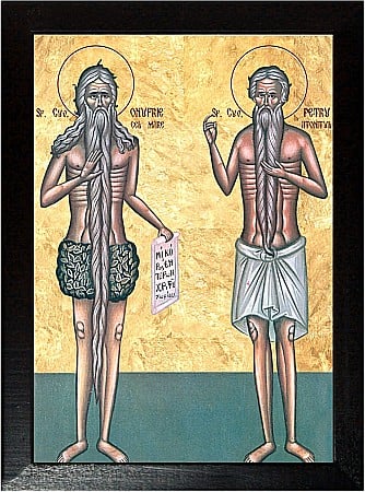 Sfinti Iunie - Sfantul Cuvios Onufrie cel Mare, Sfantul Cuvios Petru Atonitul