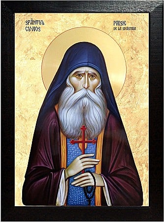 Icoane Sfinti - Sfântul Cuvios Paisie de la Sihăstria