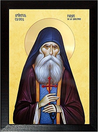 Icoane Sfinti - Sfântul Cuvios Paisie de la Sihăstria