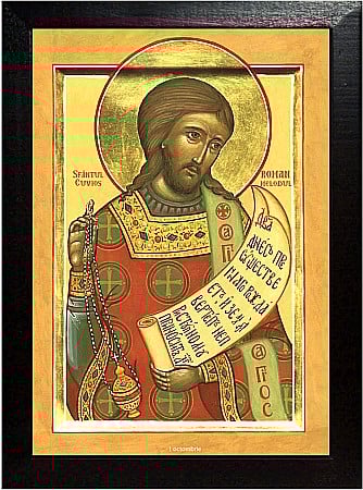 Icoane Octombrie - Sfantul Cuvios Roman Melodul