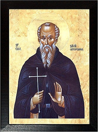 Icoane Iulie - Sfântul Cuvios Sava Vatopedinul