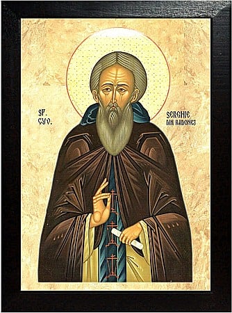 Icoane Iulie - Sfantul Cuvios Seghie din Radonej, noul facator de minuni