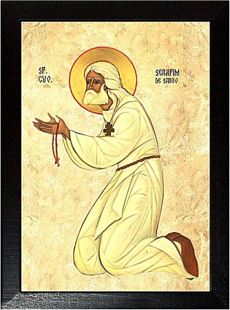 Icoane Iulie - Sfantul Cuvios Serafim de Sarov, aflarea moastelor
