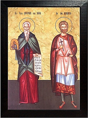 Sfinti Noiembrie - Sfantul Cuvios Stefan cel Nou, Sfantul Mucenic Irinarh