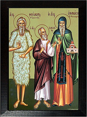 Sfantul Cuvios Teodor Trihina, Sfantul Cuvios Anastasie, Sfantul Apostol Zaheu [1]