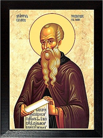 Sfinti Ianuarie - Sfântul Cuvios Teodosie cel Mare, începătorul vieții călugărești de obște din Palestina