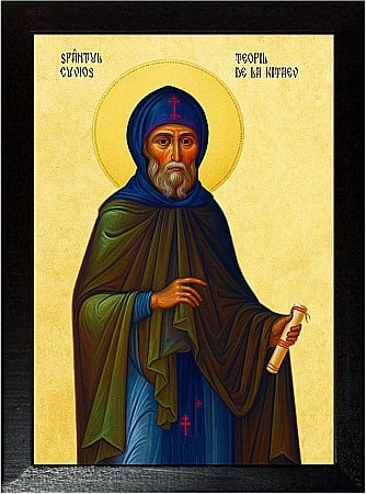 Icoane Octombrie - Sfântul Cuvios Teofil cel Nebun pentru Hristos