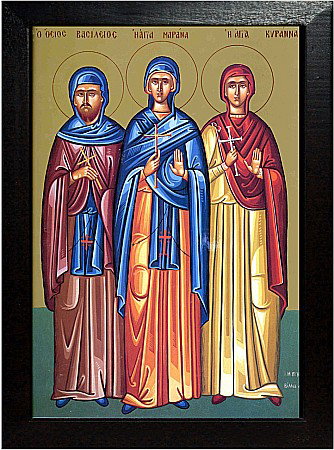 Sfantul Cuvios Vasile Marturisitorul, Sfanta Cuvioasa Marana, Sfanta Cuvioasa Chira [1]