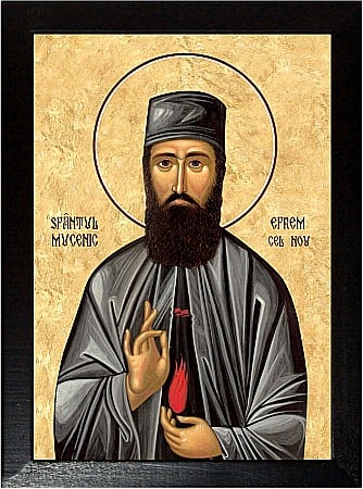 Icoane Mai - Sfantul Efrem cel Nou