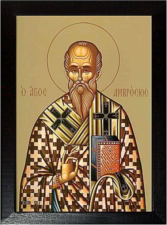 Sfinti Decembrie - Sfantul Ierarh Ambrozie, Episcopul Mediolanului model Athos