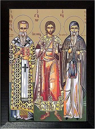 Sfinti Iulie - Sfantul Ierarh Anatolie, Sfantul Mucenic Iachint, Sfantul Mucenic Meliton model Athos