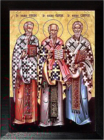 Icoane Martie - Sfantul Ierarh Eterie, Sfantul Ierarh Elpidie, Sfantul Ierarh Capiton