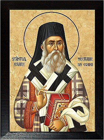 Sfinti Noiembrie - Sfantul Ierarh Nectarie de Eghina, cel facator de minuni si vindecator