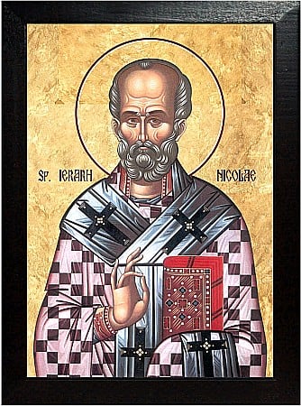 Icoane Decembrie - Sfantul Ierarh Nicolae, Arhiepiscopul din Mira Lichiei