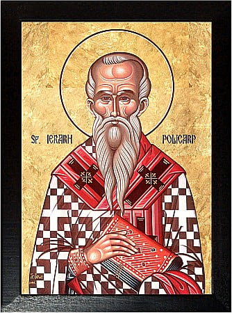 Icoane Februarie - Sfantul Ierarh Policarp Episcopul Smirnei