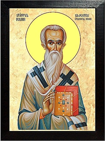 Sfinti Ianuarie - Sfântul Ierarh Silvestru, Episcopul Romei