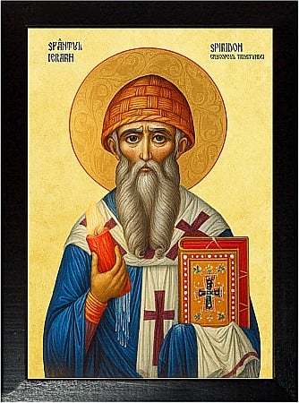 Icoane Decembrie - Sfântul Ierarh Spiridon, Episcopul Trimitundei