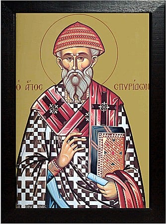 Sfinti Decembrie - Sfantul Ierarh Spiridon, Episcopul Trimitundei, model Athos
