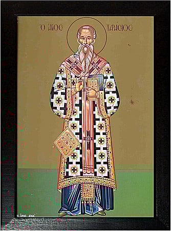 Icoane Februarie - Sfantul Ierarh Tarasie model Athos