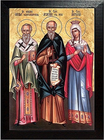 Sfinti Aprilie - Sfantul Ierarh Vasile Marturisitorul, Sfantul Cuv Acachie, Sfanta Antuza