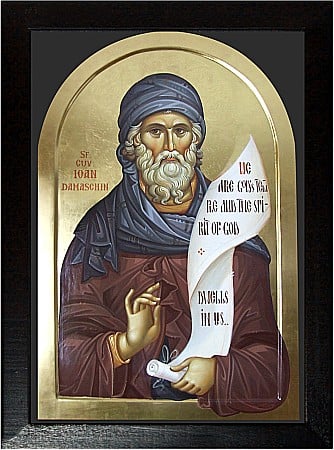 Icoane Decembrie - Sfantul Ioan Damaschin, Sfanta Mucenita Varvara