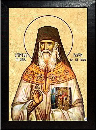 Icoane Iunie - Sfantul Iustin cel Nou de la Celie