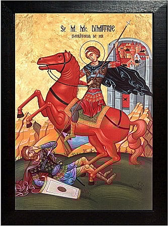 Icoane Octombrie - Sfantul Mare Mucenic Dimitrie, Izvoratorul de Mir