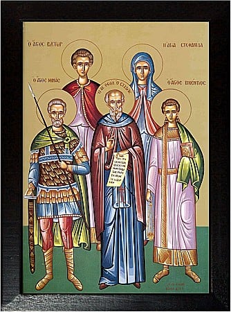 Sfantul Mare Mucenic Mina, Vichentie, Victor, Teodor, Stefanida [2]