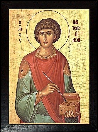 Icoane Iulie - Sfantul Mare Mucenic Pantelimon, doctorul fara de plata