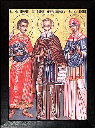 Sfantul Maxim Marturisitorul, Sfantul Mucennic Neofit, Sfanta Agnia [2]
