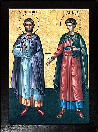 Icoane August - Sfantul Mucenic Anichit, Sfantul Mucenic Fotie