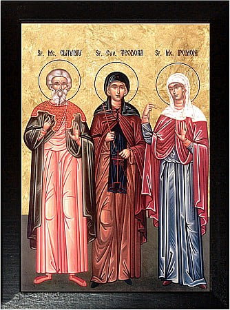 Sfinti Aprilie - Sfantul Mucenic Claudiu, Sfanta Cuv Teodora, Sfanta Mucenita Ipomoni